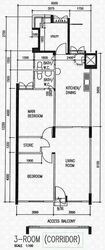 Blk 106 Ang Mo Kio Avenue 4 (Ang Mo Kio), HDB 3 Rooms #594546561